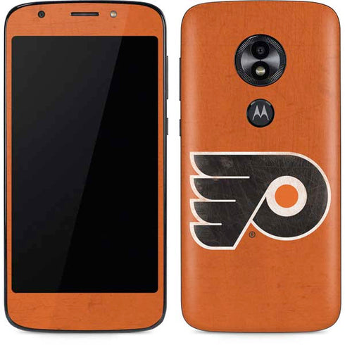NHL Philadelphia Flyers Distressed Moto E5 Play Skin